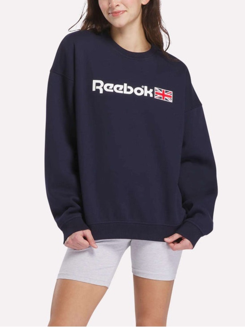 NWT Reebok Classic Navy Crewneck Sweatshirt